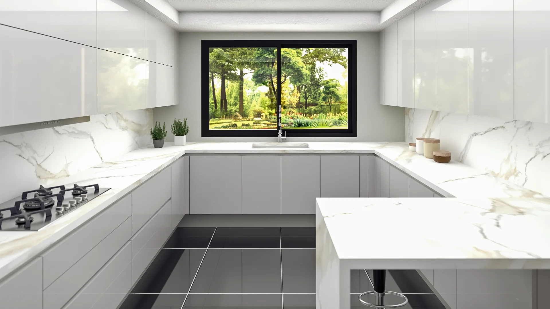 Vue 2 — Cuisine contemporaine sur mesure