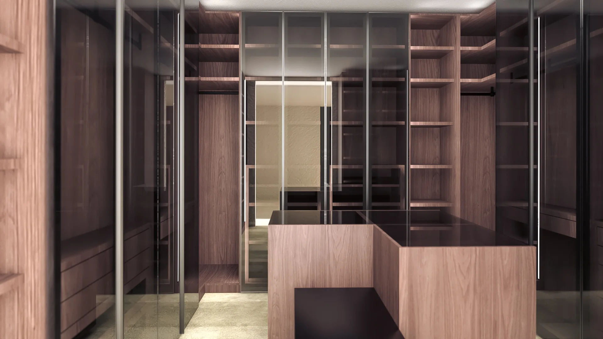 Dressing sur mesure, projet FORM STUDIO à Casablanca