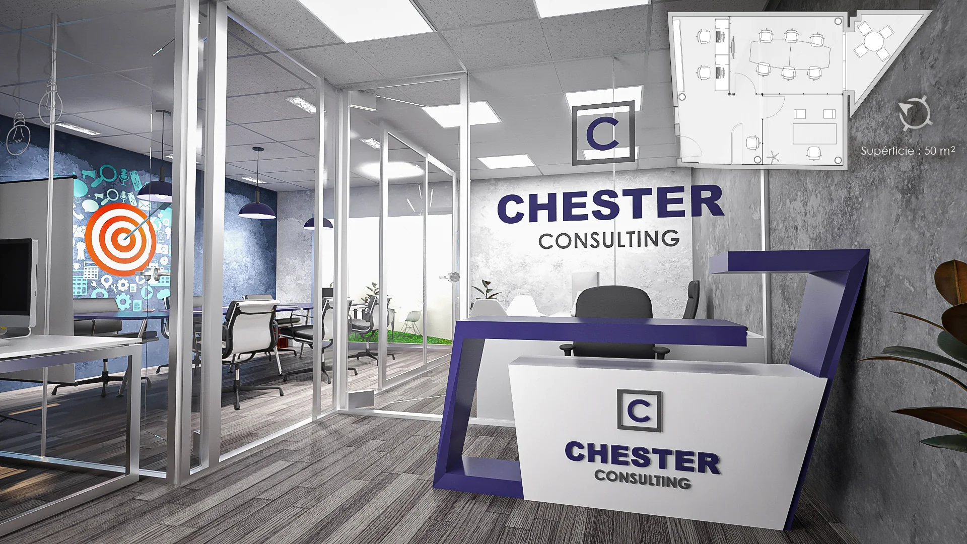 Bureau de consultation Chester Consulting, projet FORM STUDIO à Ghandi, Casablanca
