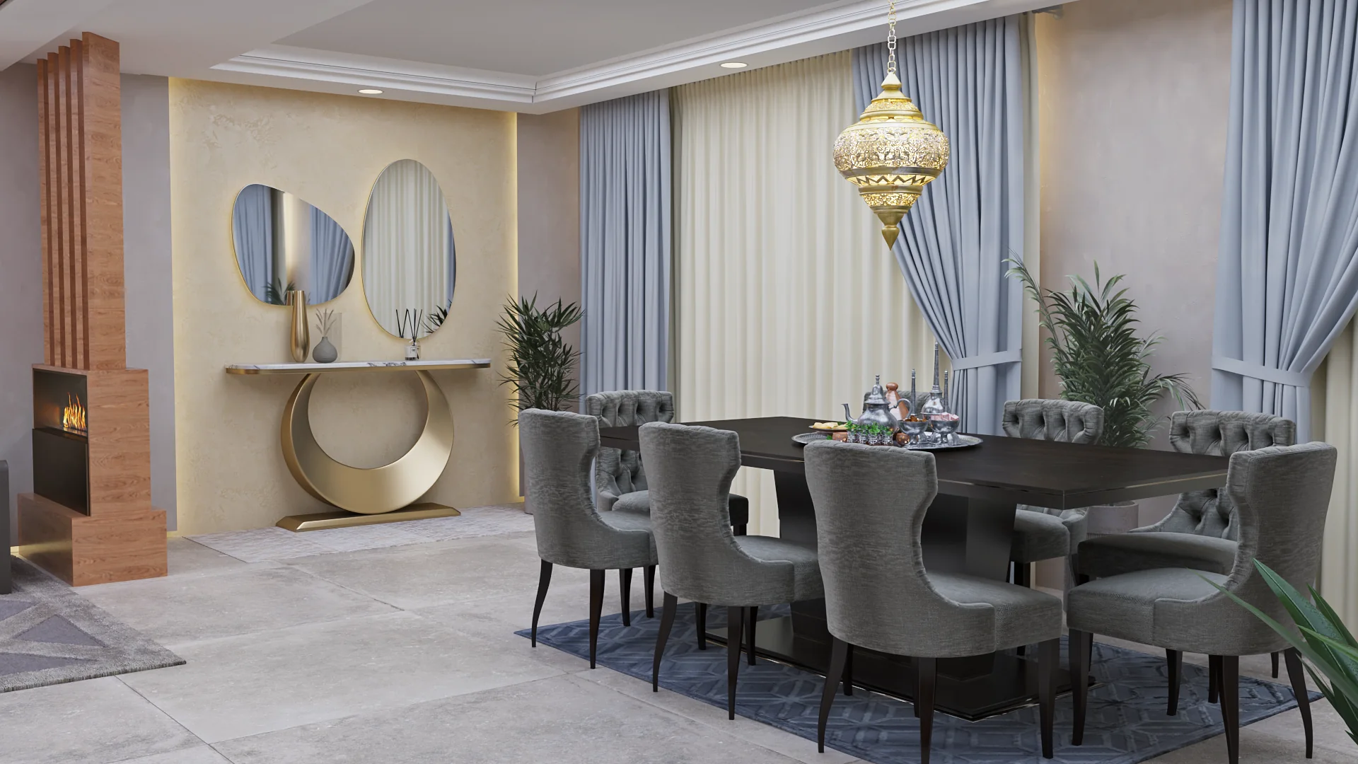 Vue 4 — Villa aux influences Marocaines