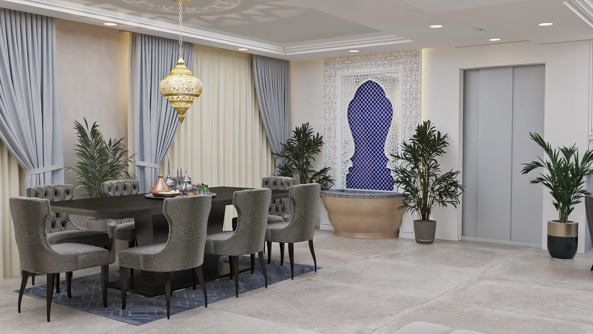 Vue 5 — Villa aux influences Marocaines